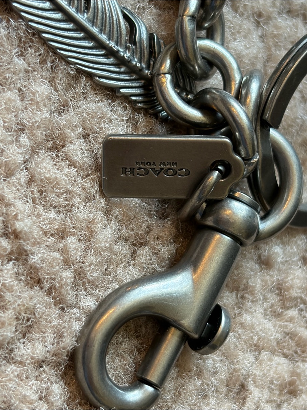 COACH Stegosaurus Steggy Keychain Bag Charm - Picture 3 of 3